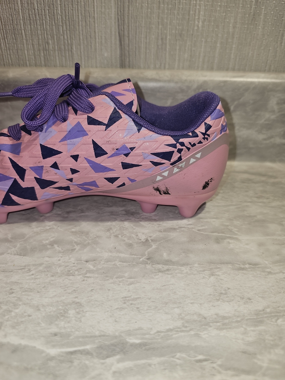 Dream Pairs Pink and Purple Kids Athletic Shoes - S44 - Picture 8 of 9